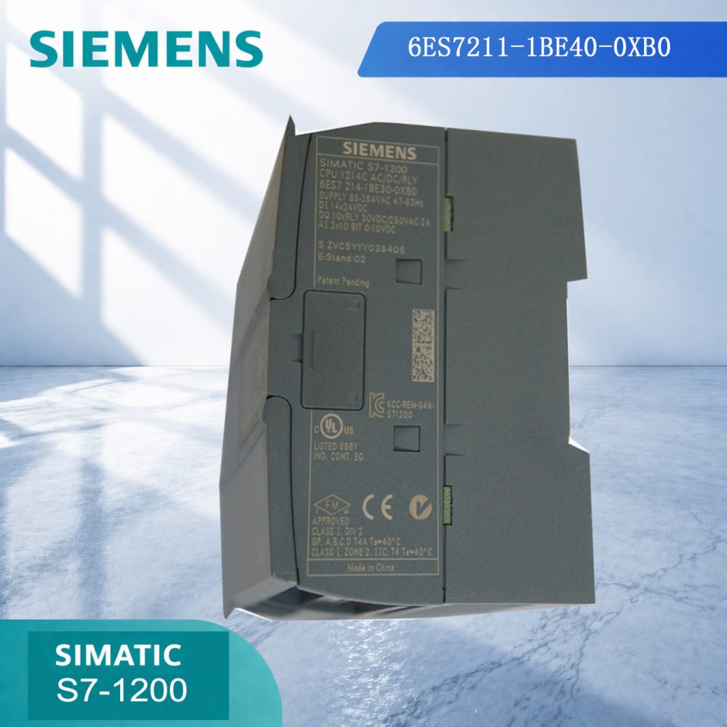 Siemens 6ES7211-1BE40-0XB0 Compact PLC for Smal...