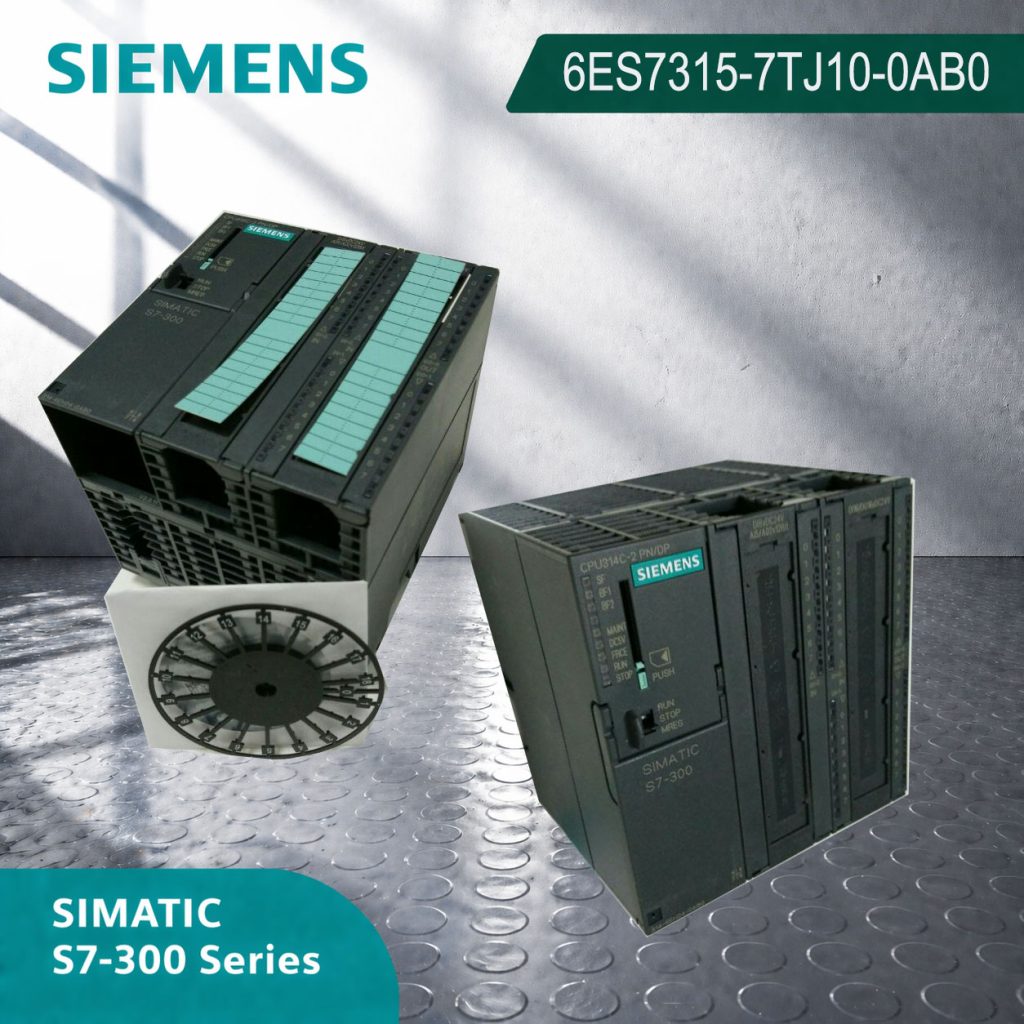 Siemens S7-300 PLC CPU 6ES7315-7TJ10-0AB0 Indus...