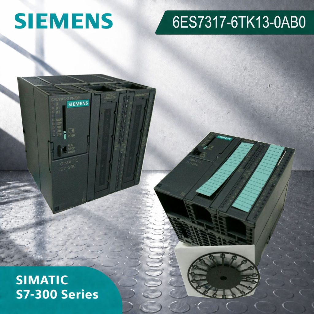 Siemens S7-300 PLC CPU 6ES7317-6TK13-0AB0 Advan...