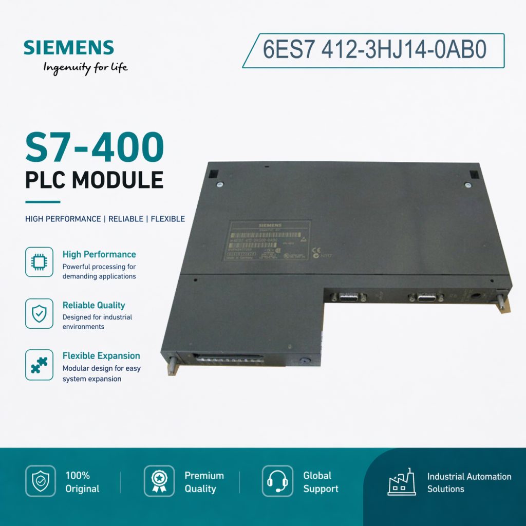Siemens 6ES7412-3HJ14-0AB0 CPU Module for Netwo...