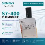 Siemens 6ES7416-3ER05-0AB0 CPU Module for Industrial Control Applications