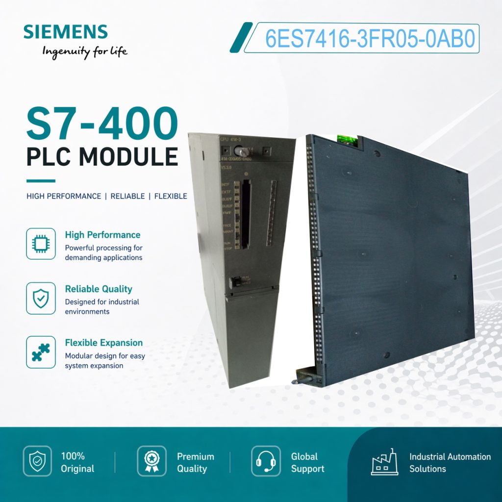 Siemens 6ES7416-3FR05-0AB0 CPU Module for Proce...
