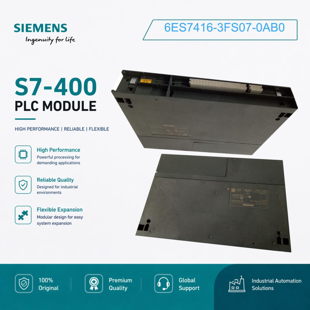 Siemens 6ES7416-3FS07-0AB0 CPU Module for Proce...