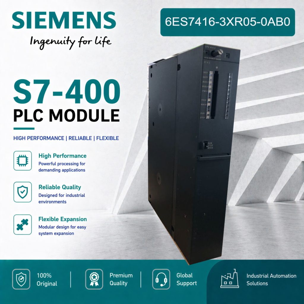Siemens 6ES7416-3XR05-0AB0 CPU Module for Advan...