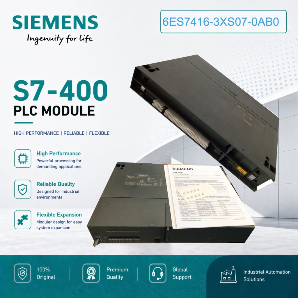 Siemens 6ES7416-3XS07-0AB0 CPU Module for Advan...