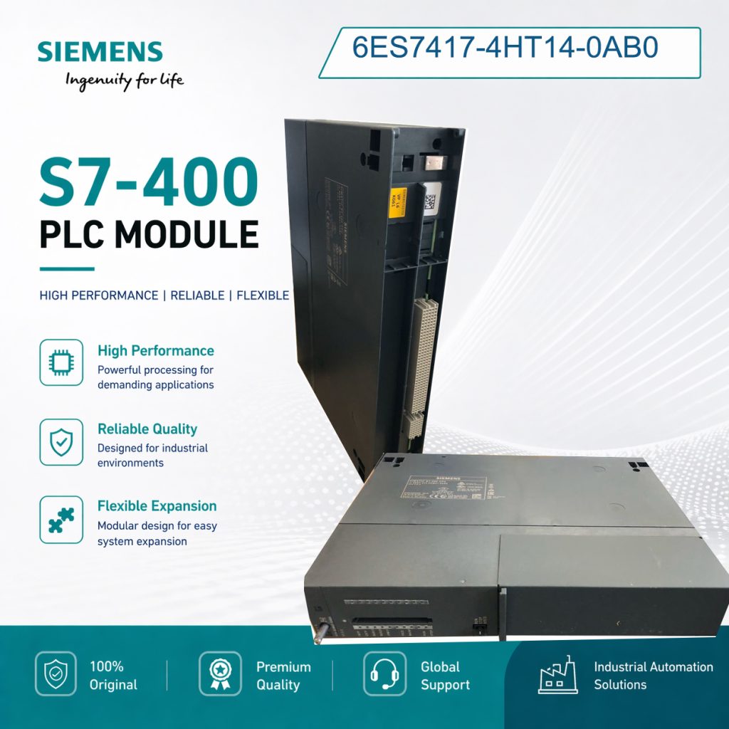 Siemens 6ES7417-4HT14-0AB0 CPU Module for Large...