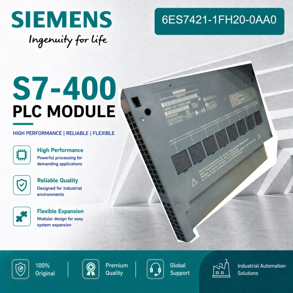 Siemens 6ES7421-1FH20-0AA0 High Density Digital...