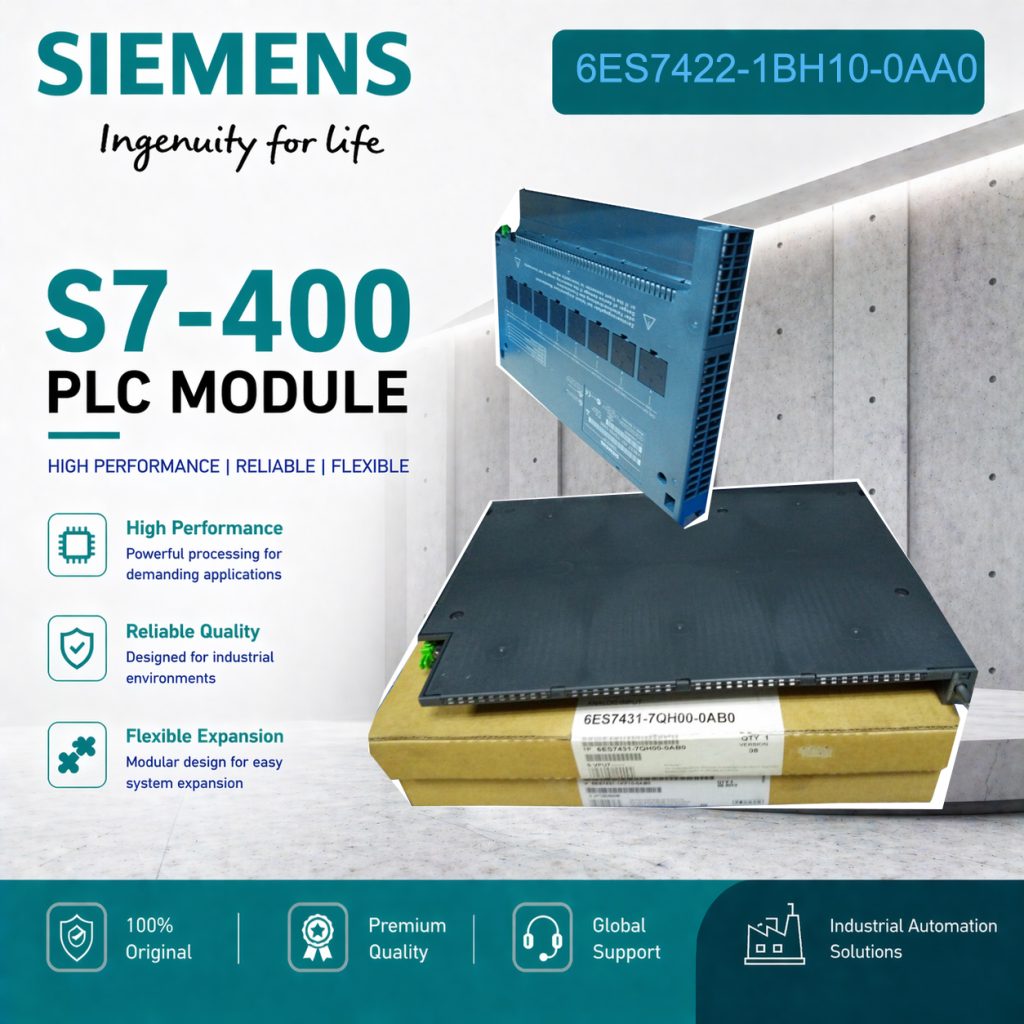 Siemens 6ES7422-1BH11-0AA0 Digital Output Modul...