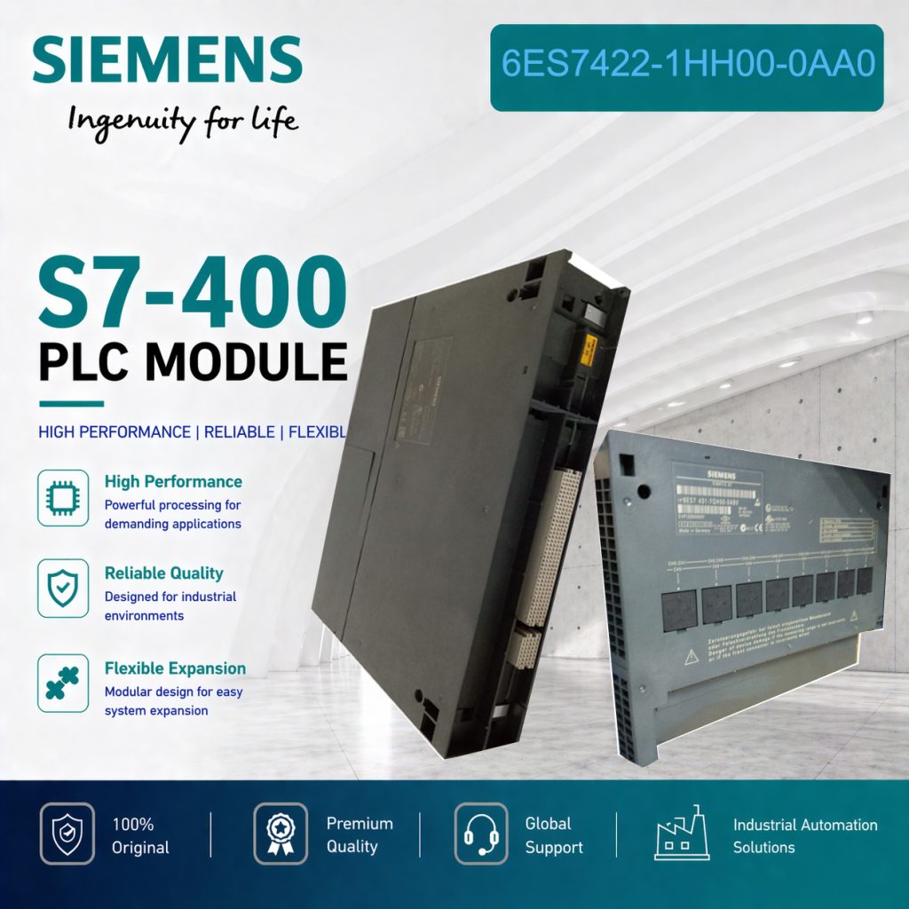 Siemens 6ES7422-1HH00-0AA0 Digital Output Modul...