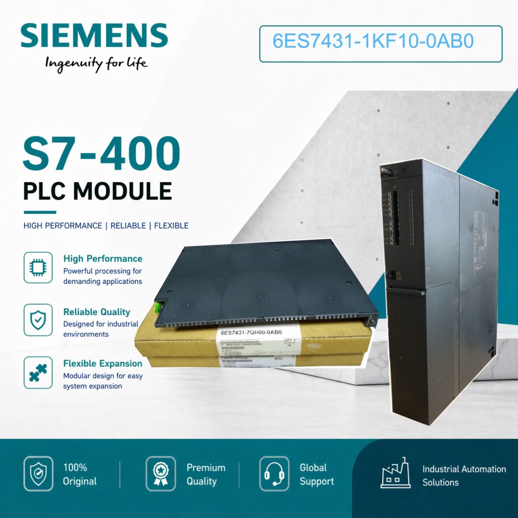Siemens 6ES7431-1KF10-0AB0 Multi-Channel Analog...