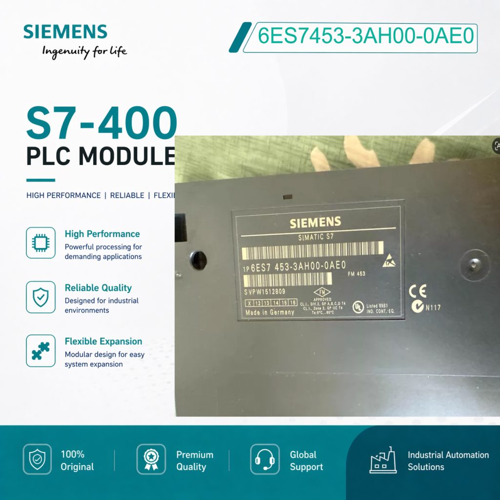 Siemens 6ES7453-3AH00-0AE0 Control Function Mod...