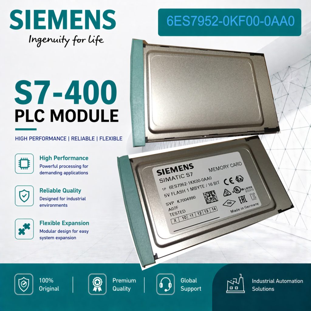 Siemens 6ES7952-0KF00-0AA0 Memory Card for Basi...