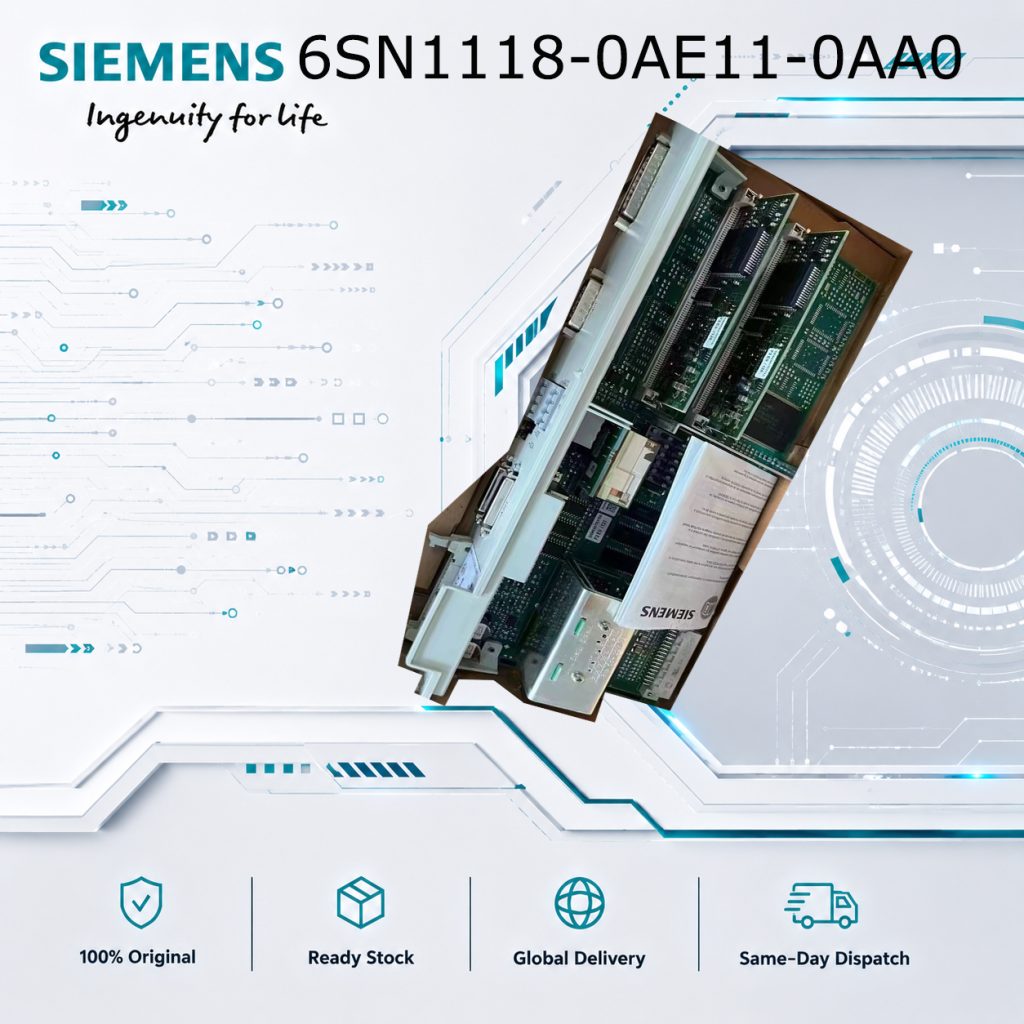 Siemens 6SN1118-0AE11-0AA0 SIMODRIVE Industrial...