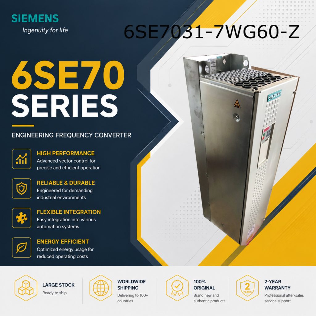 Siemens 6SE7031-7WG60-Z SIMOVERT Masterdrives I...