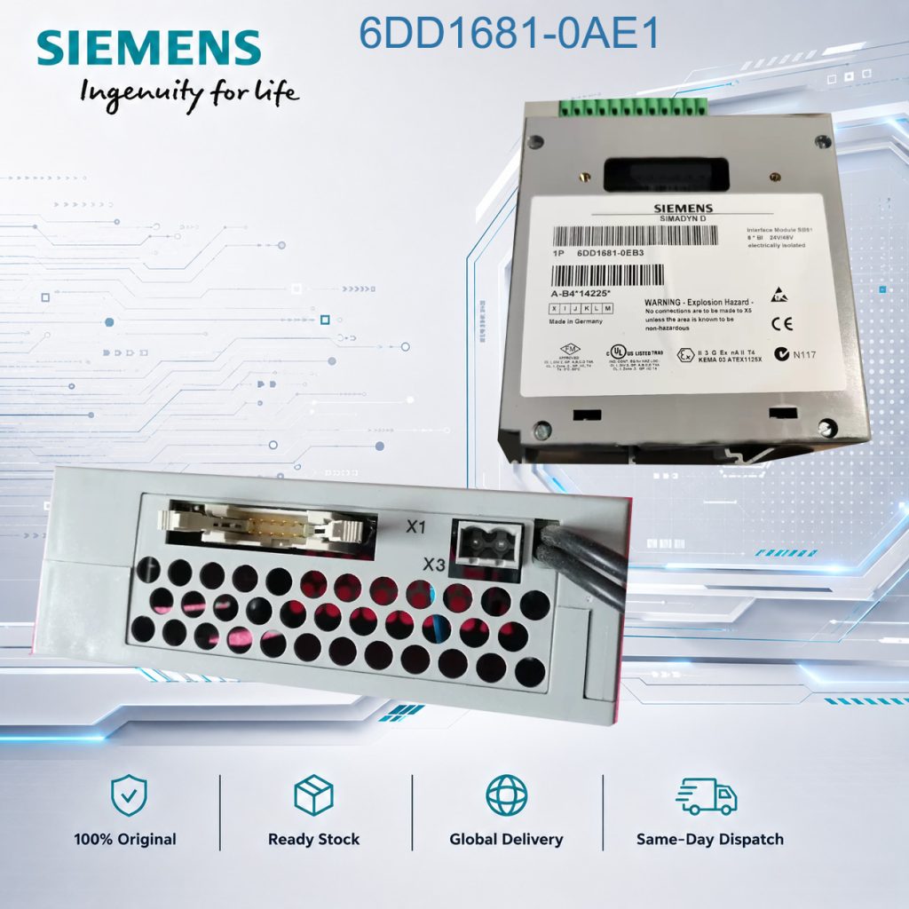 Siemens 6DD1681-0AE1 Industrial Automation Proc...