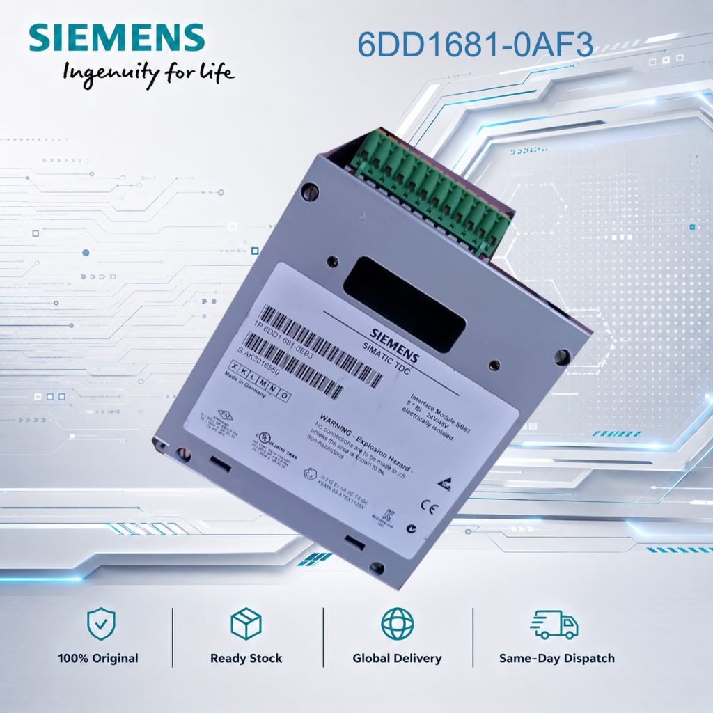 Siemens 6DD1681-0AF3 Advanced Industrial Automa...