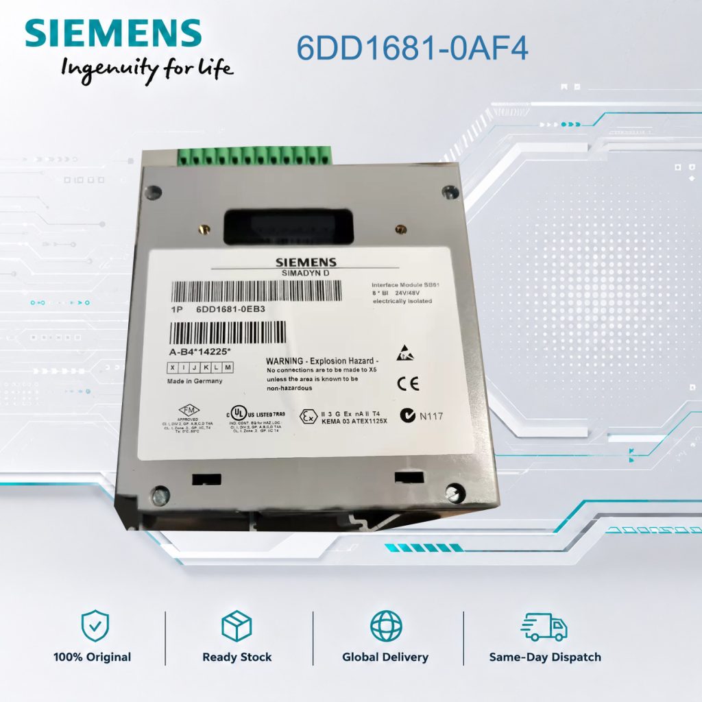 Siemens 6DD1681-0AF4 Industrial Process Communi...
