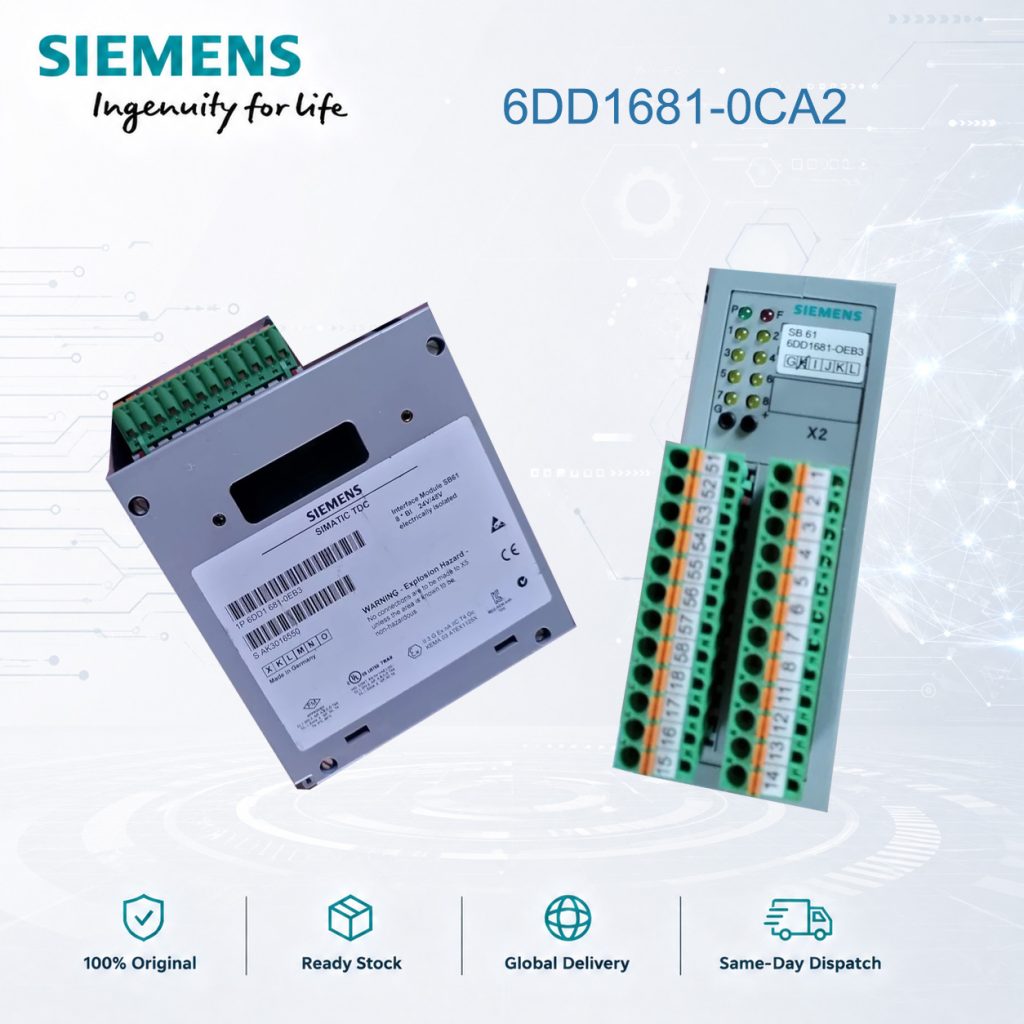 Siemens 6DD1681-0CA2 Industrial Automation Netw...