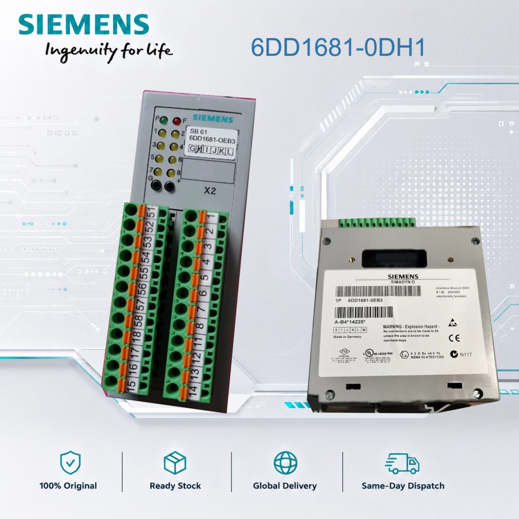 Siemens 6DD1681-0DH1 Industrial Automation Comm...