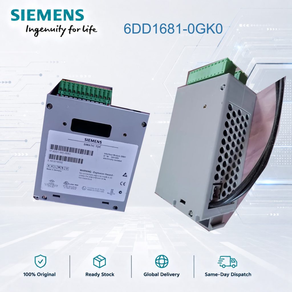 Siemens 6DD1681-0GK0 Industrial Automation Inte...