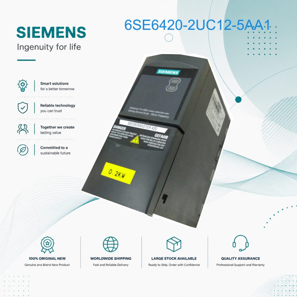 Siemens 6SE6420-2UC12-5AA1 MM420 Frequency Inve...