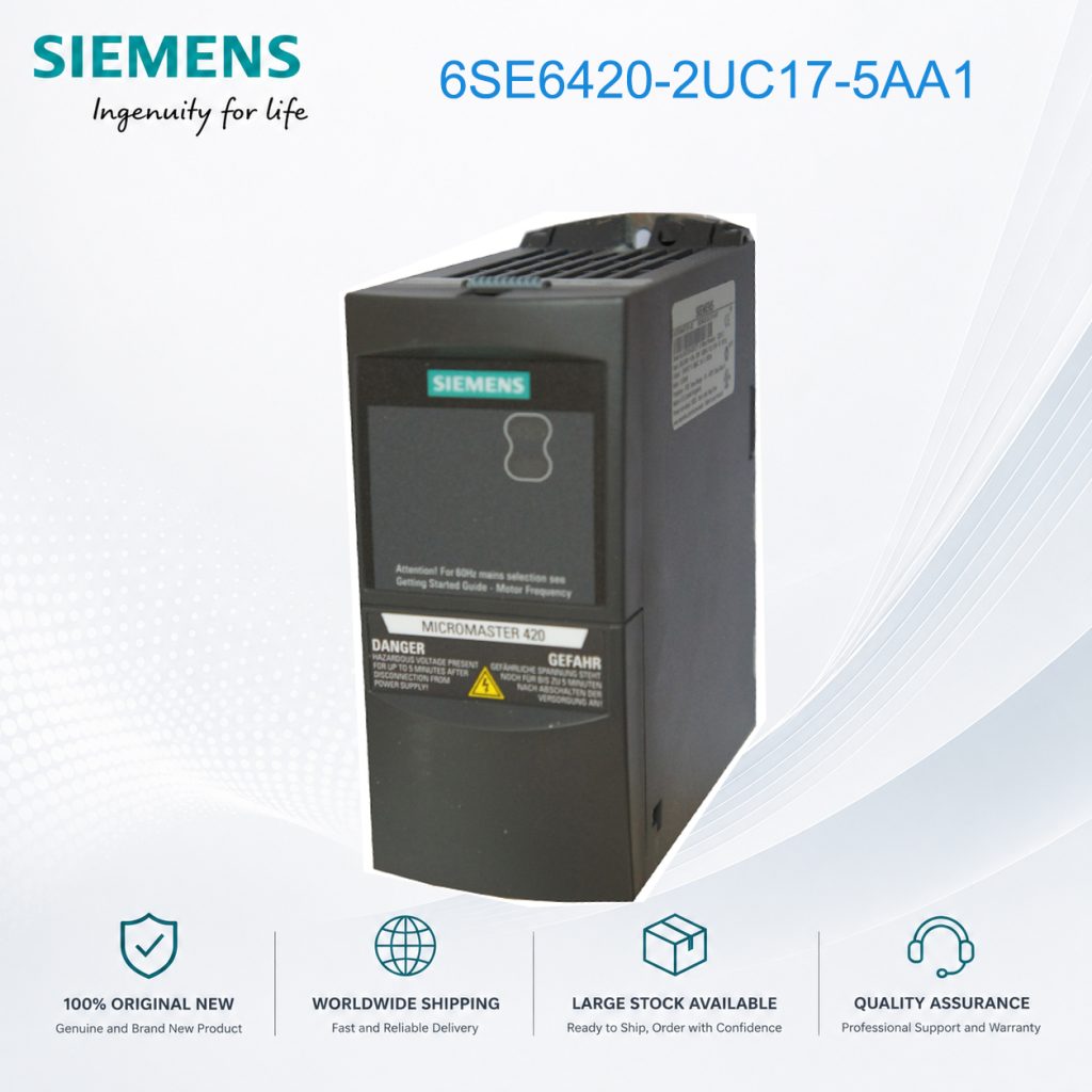 Siemens 6SE6420-2UC17-5AA1 MM420 Frequency Inve...