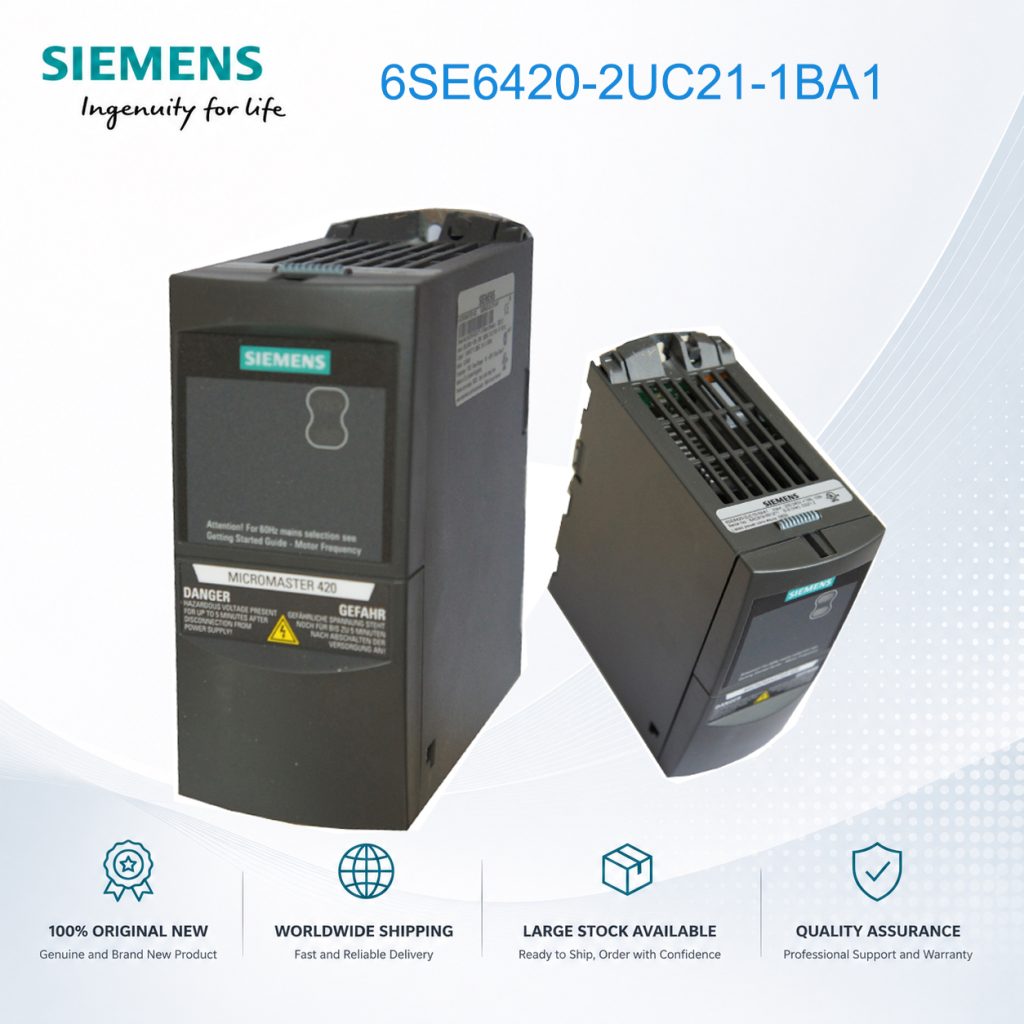Siemens 6SE6420-2UC21-1BA1 MM420 Frequency Inve...