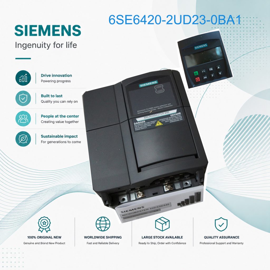 Siemens MICROMASTER MM400 VFD 3.0kW 380-480V 3-...