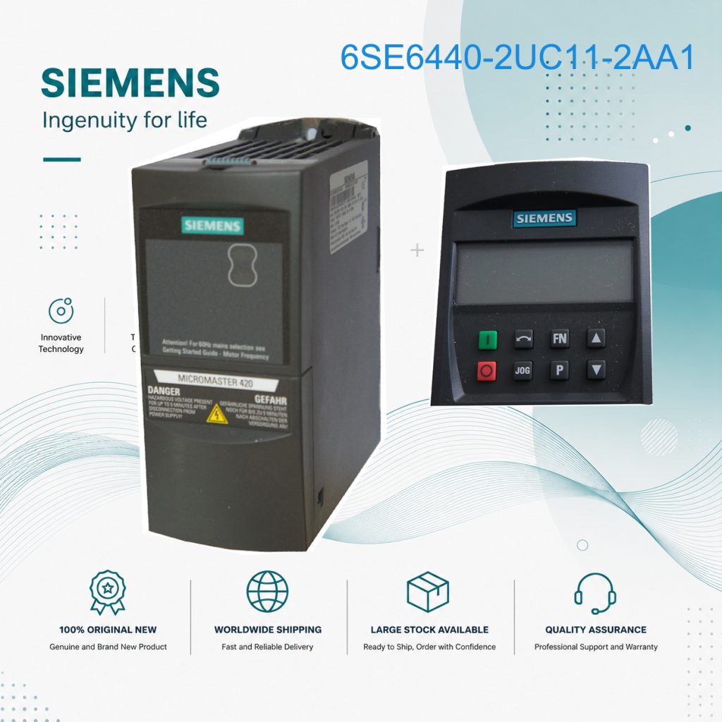 Siemens MICROMASTER 440 VFD 0.12kW 200-240V 1/3...