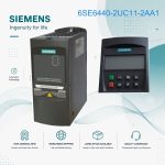 Siemens MICROMASTER 440 VFD 0.12kW 200-240V 1/3-Phase 6SE6440-2UC11-2AA1