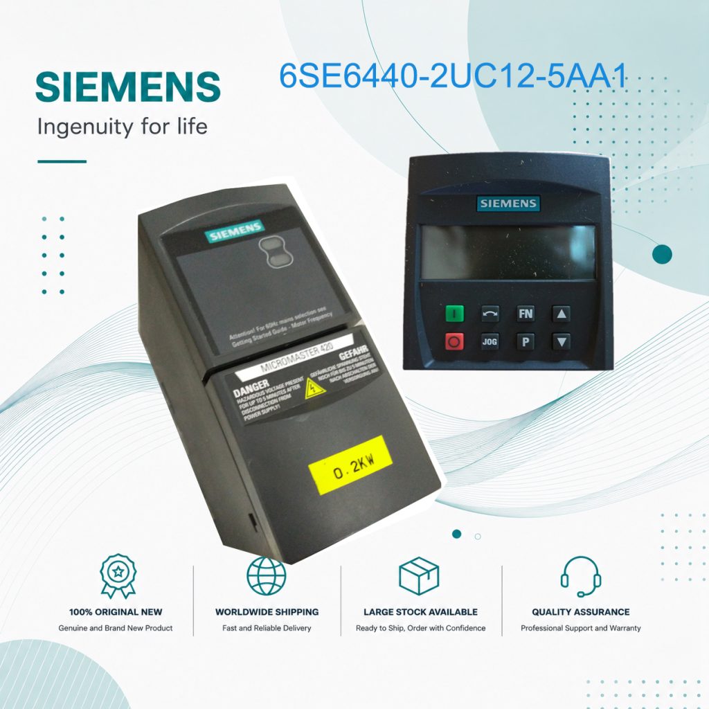 Siemens MICROMASTER 440 VFD 0.25kW 200-240V 1/3...
