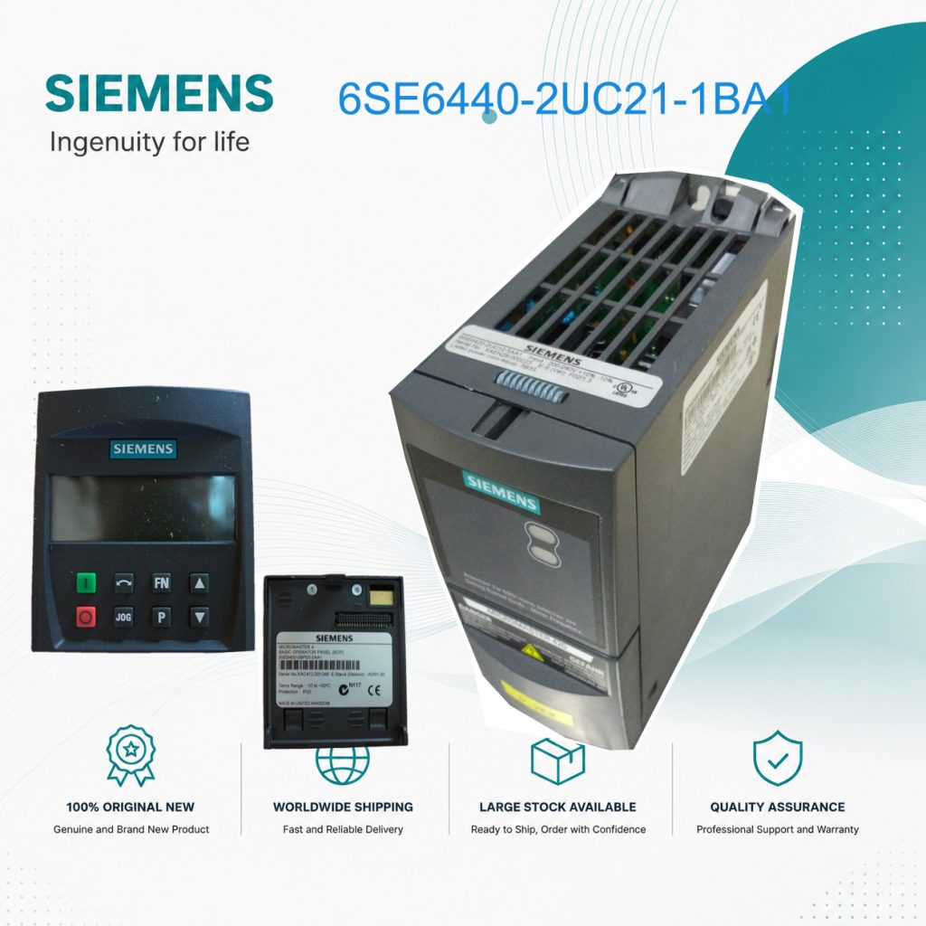 Siemens MICROMASTER 440 VFD 1.1kW 200-240V 3-Ph...