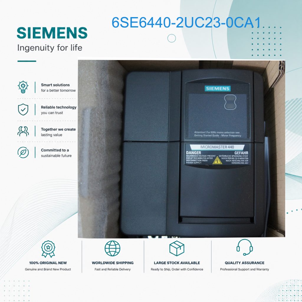 Siemens MICROMASTER 440 VFD 3.0kW 200-240V 1/3-...
