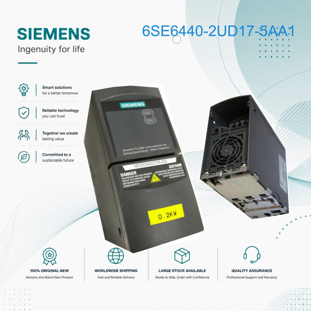 Siemens 6SE6440-2UD17-5AA1 MICROMASTER 440 Drive
