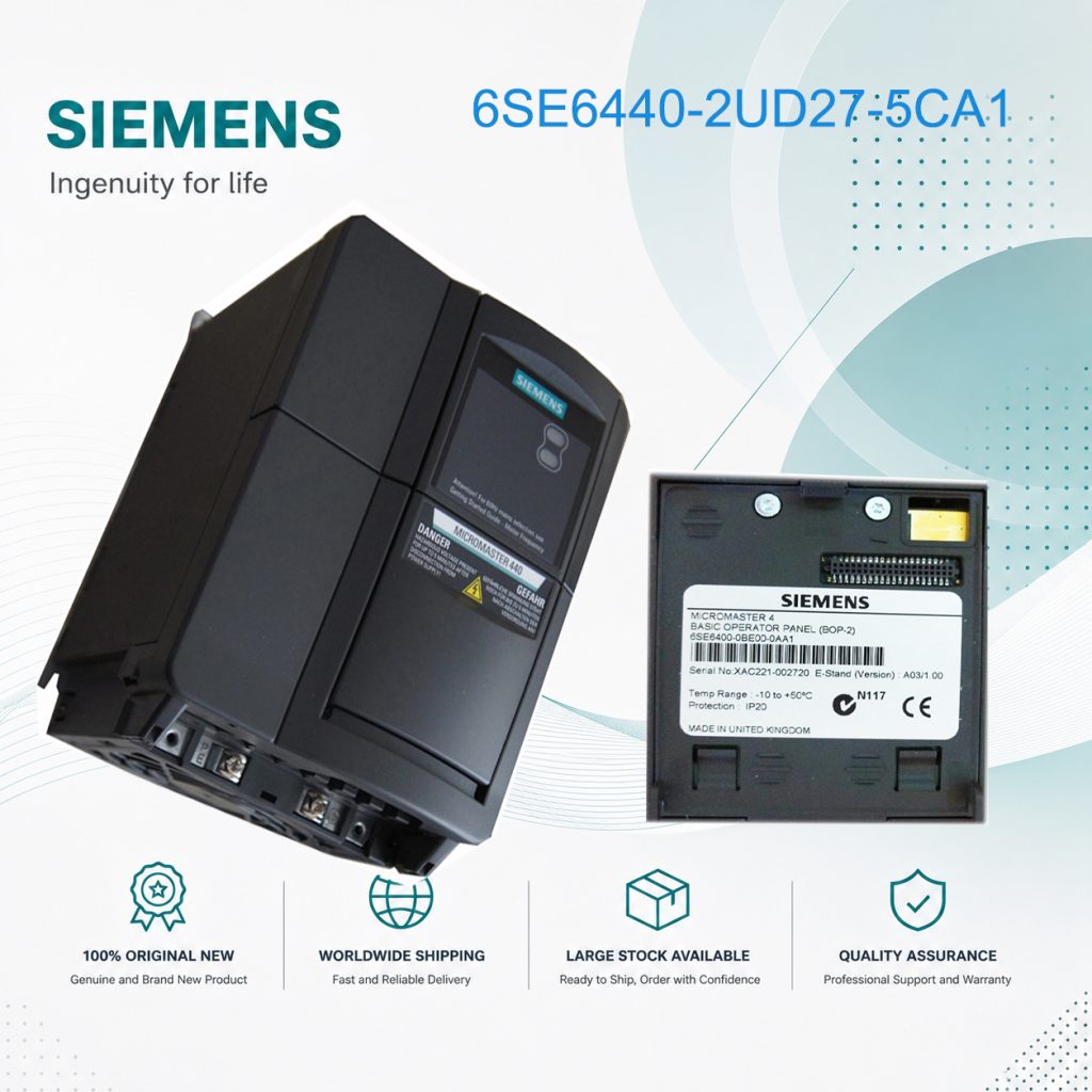 Siemens 6SE6440-2UD27-5CA1 MICROMASTER 440 Drive
