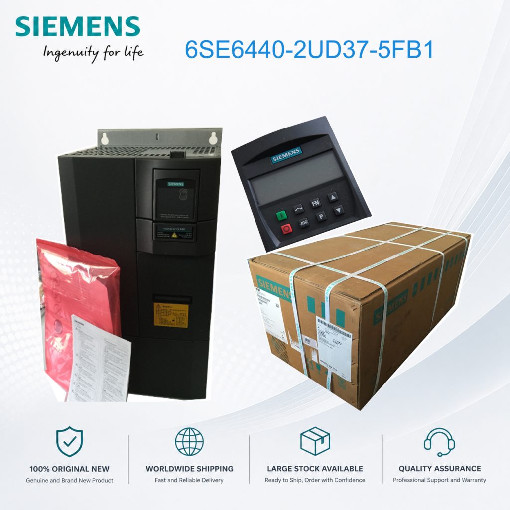 Siemens 6SE6440-2UD37-5FB1 MICROMASTER 440 Drive