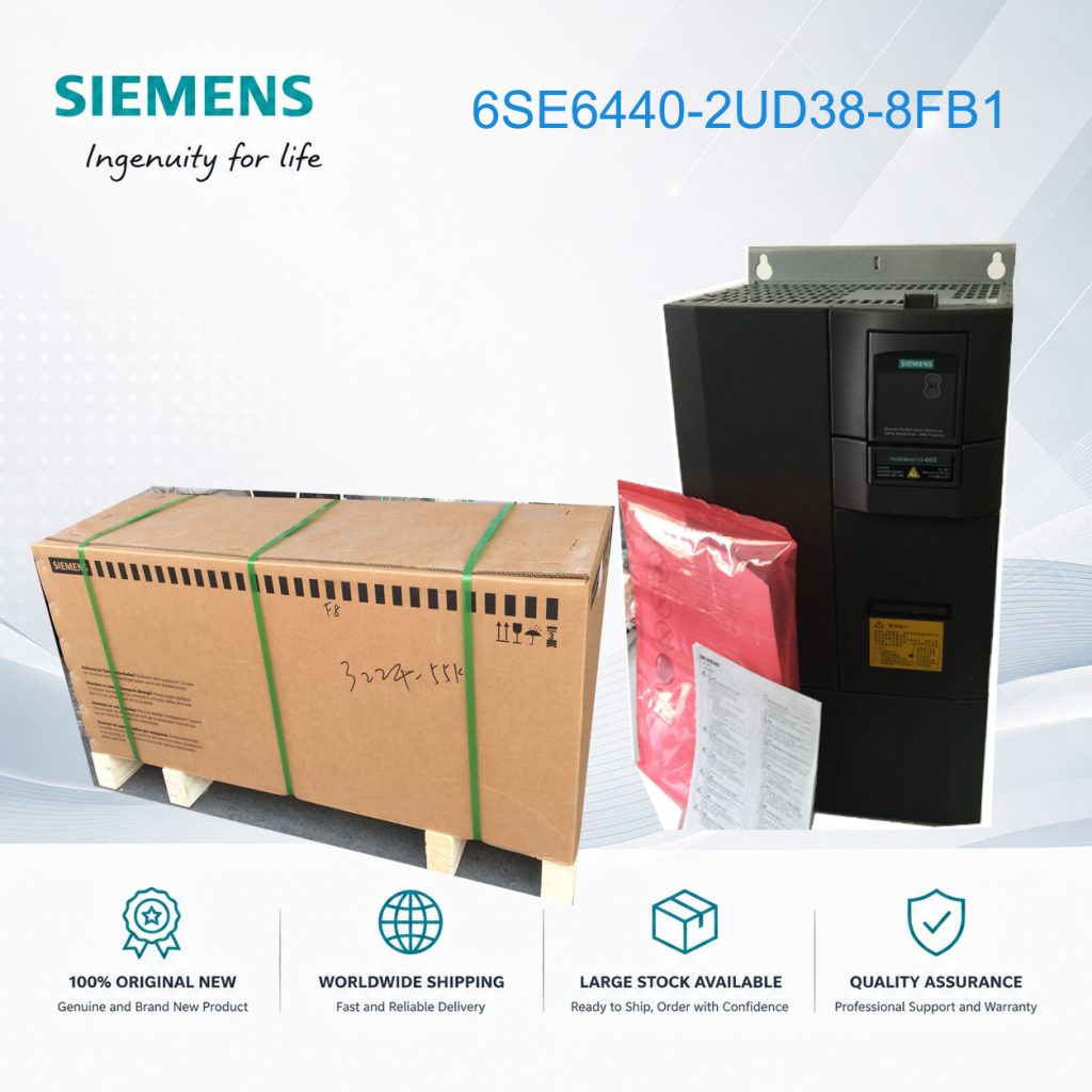 Siemens 6SE6440-2UD38-8FB1 MICROMASTER 440 Inve...