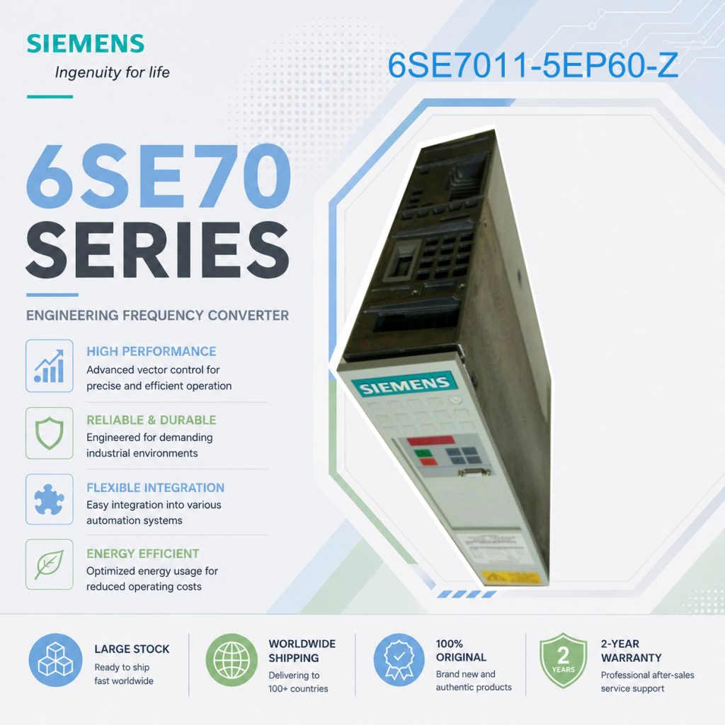 Siemens 6SE7011-5EP60-Z SIMOVERT Masterdrives I...