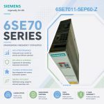Siemens 6SE7011-5EP60-Z SIMOVERT Masterdrives Industrial Inverter