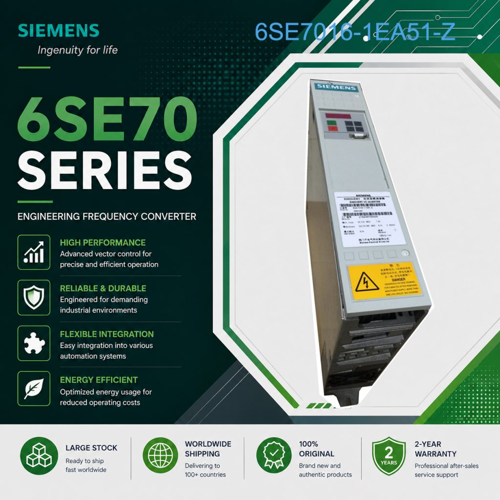 Siemens 6SE7016-1EA51-Z SIMOVERT Masterdrives I...