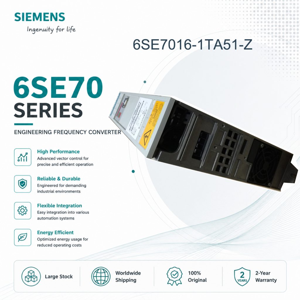 Siemens 6SE7016-1TA51-Z SIMOVERT Masterdrives I...