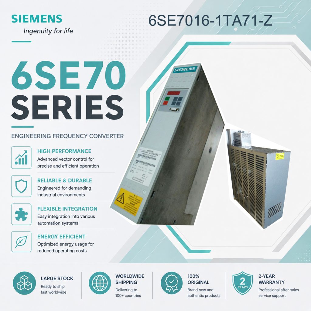 Siemens 6SE7016-1TA71-Z SIMOVERT Masterdrives I...