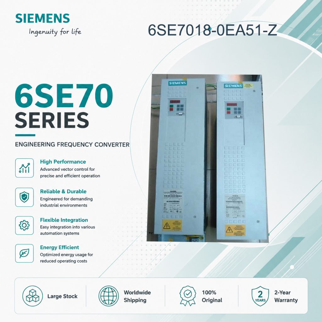 Siemens 6SE7021-0EA51 SIMOVERT Masterdrives Ind...