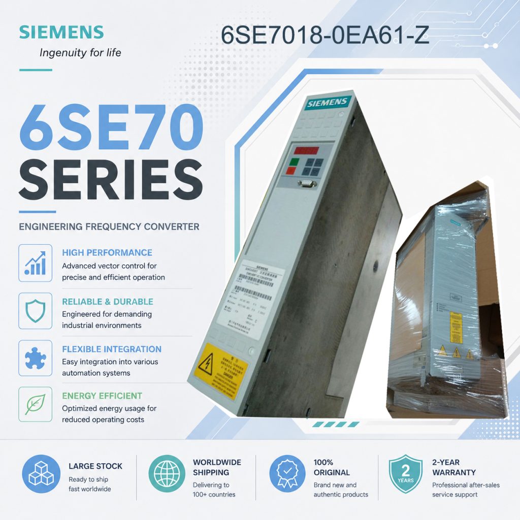 Siemens 6SE7018-0EA61-Z SIMOVERT Masterdrives I...