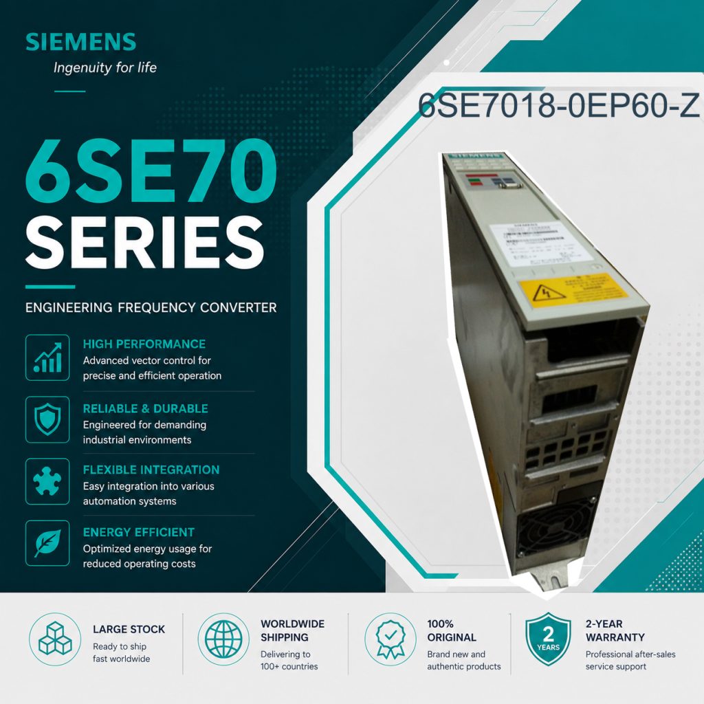 Siemens 6SE7018-0EP60-Z SIMOVERT Masterdrives F...