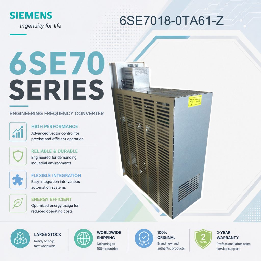 Siemens 6SE7018-0TA61-Z SIMOVERT Masterdrives I...