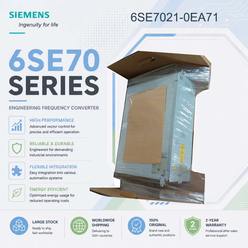 Siemens 6SE7021-0EA71 SIMOVERT Masterdrives Ind...