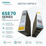 Siemens 6SE7021-0EP50-Z SIMOVERT Masterdrives Frequency Converter