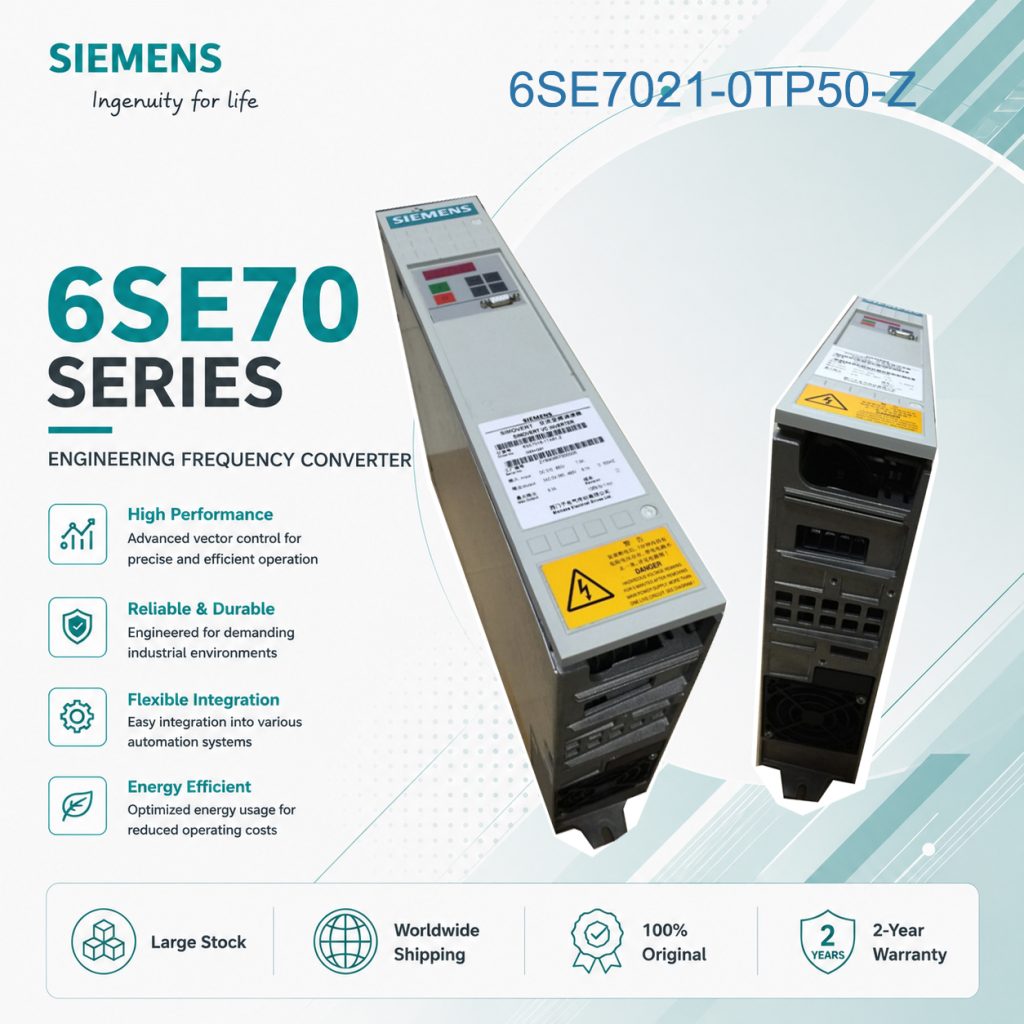 Siemens 6SE7021-0TP50-Z SIMOVERT Masterdrives I...