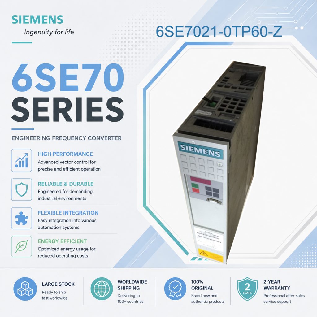 Siemens 6SE7021-0TP60-Z SIMOVERT Masterdrives F...
